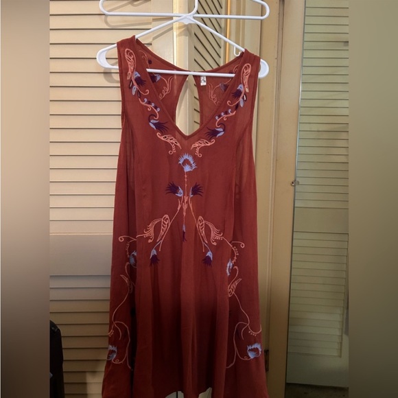 Free People Embroidered Midi Dress - Picture 6 of 8